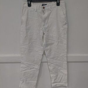 SOILED Club Room Men's 4 Way Stretch Comfort Pants White Size 30x30 $70 2A091
